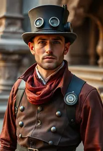 Adult Steampunk Costume Male