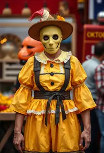 Yellow Oktoberfest Costume
