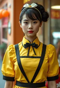 Yellow Waitress Costume