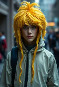Yellow Wig Costume