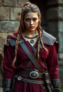 Woman Celtic Warrior Costume
