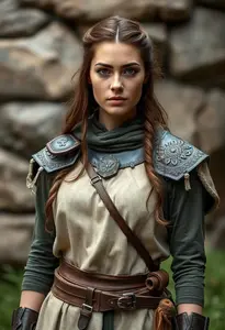 Woman Celtic Warrior Costume