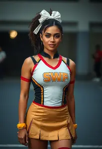 Woman Cheerleading Costume