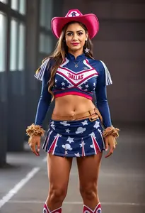 Woman Dallas Cowboy Cheerleader Costume