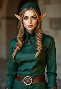 Woman Deluxe Elf Costume