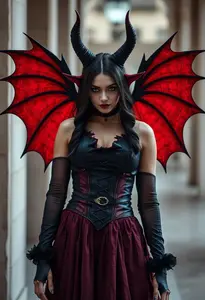 Woman Devil Fancy Dress Costume