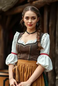 Woman Dirndl Authentic Costume