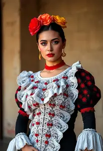 Woman Flamenco Dancer Costume