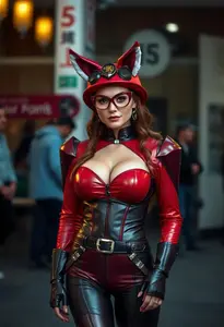 Woman Foxy Lady Costume