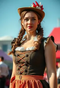 Woman Fraulein Oktoberfest Costume