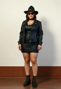 Woman Gangster Costume Plus Size Fancy Dress