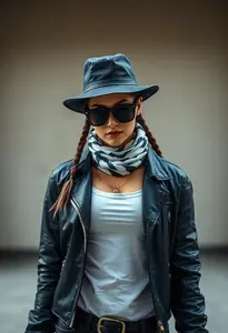 Woman Gangster Outfit Costume