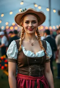 Woman German Oktoberfest Costume