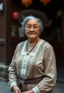 Woman Grandma Costume