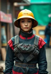 Woman Hardworking Lady Costume