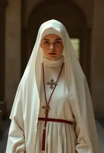 Woman Holy Nun Costume