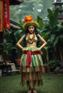 Woman Hula Costume