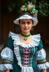Woman Irish Dance Costume