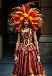Woman Mardi Costume Dress