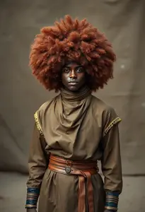 Afro Costume Hairstyle
