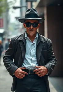 American Gangster Outfit Costume