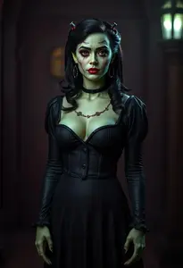 Woman Munsters Lily Costume