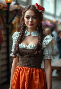 Woman Oktoberfest Dress