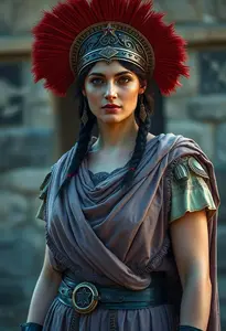 Ancient Roman Woman Costume