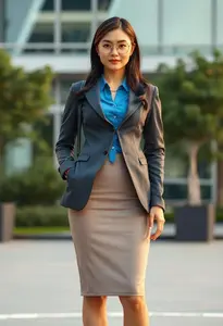 Business Lady Outfit Costume