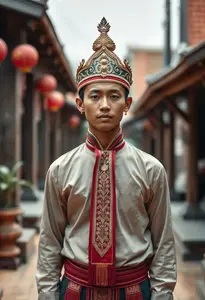 Cambodias National Costume Tie