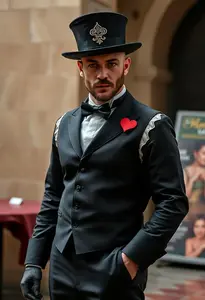 Card Dealer Costume Male