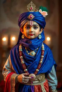 Child Costume Radha Krishna Male God