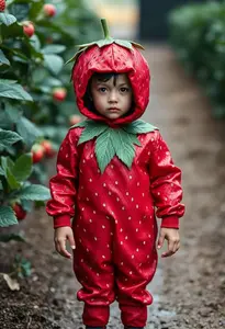 Child Get Real Strawberry Costume