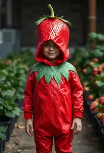Child Get Real Strawberry Costume