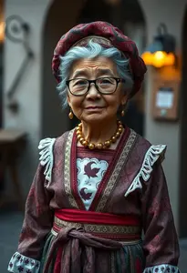 Child Grandma Costume