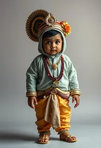 Child Infant Krishna Costume