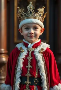 Child King Fancy Dress Costume