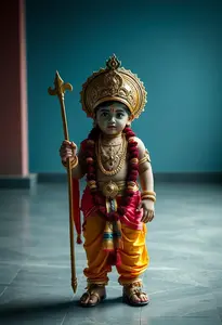 Child Krishna God Costume