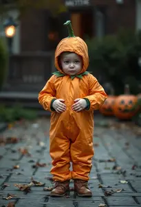 Child Preemie Pumpkin Costume