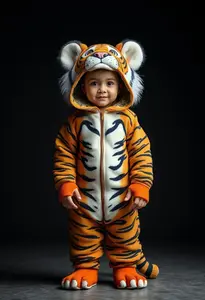 Child Realistic Tiger Costume