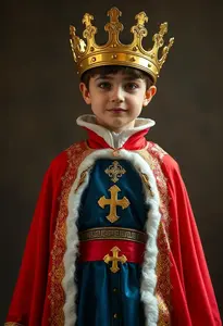 Childrens King Fancy Dress Costume