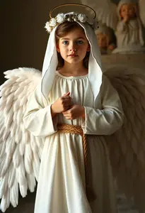 Childrens Nativity Angel Costume