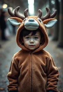 Childs Realistic Deer Costume