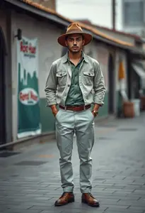 Chino Pants Male Costume