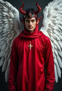 Angel Devil Costume Man