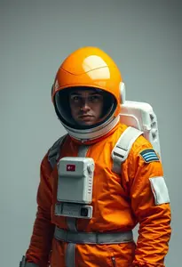 Astronaut Orange Costume