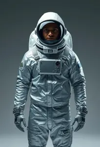 Astronaut Silver Costume