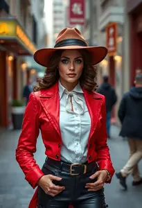 Authentic Carmen Sandiego Woman Costume