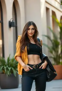 Black Jeans Going Out Outfit