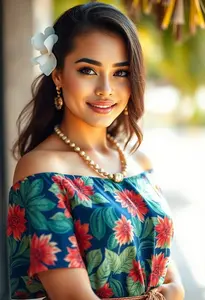 Hawaiian Attire Woman
